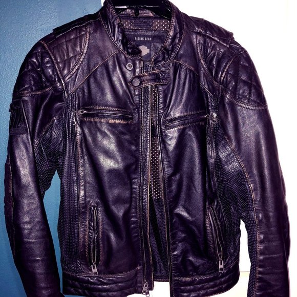 Harley Davidson BLACK LABEL #1 Distressed Leather